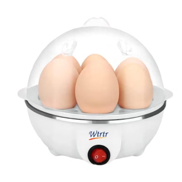 Wtrtr Multifunctional Electric Egg Boiler and Steamer with Auto Shut Off WTR-601 White