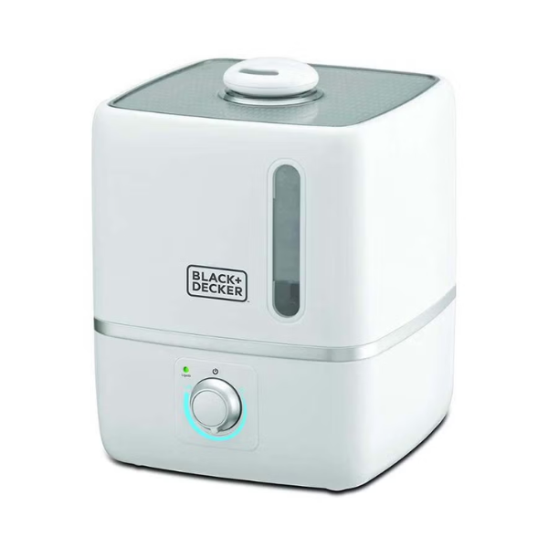 BLACK+DECKER Ultrasonic Air Humidifier with Adjustable Mist – White, HM3000-B5