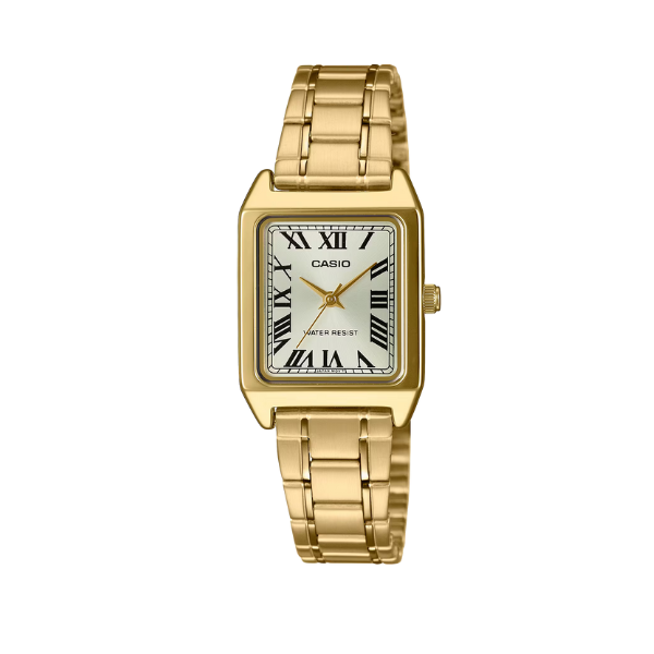 CASIO Stainless Steel Analog Wrist Watch LTP-V007G-9BUDF - 33 mm - Gold
