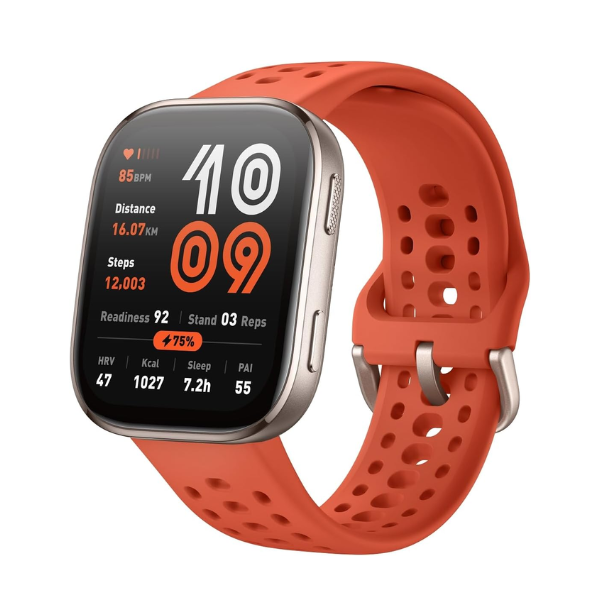 Amazfit Bip Smart Watch 46mm Red AMOLED GPS Fitness Tracker