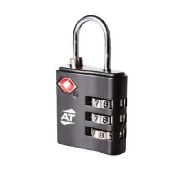 American Tourister TSA 3 Dial Combination Lock - Black 251-2501-001539
