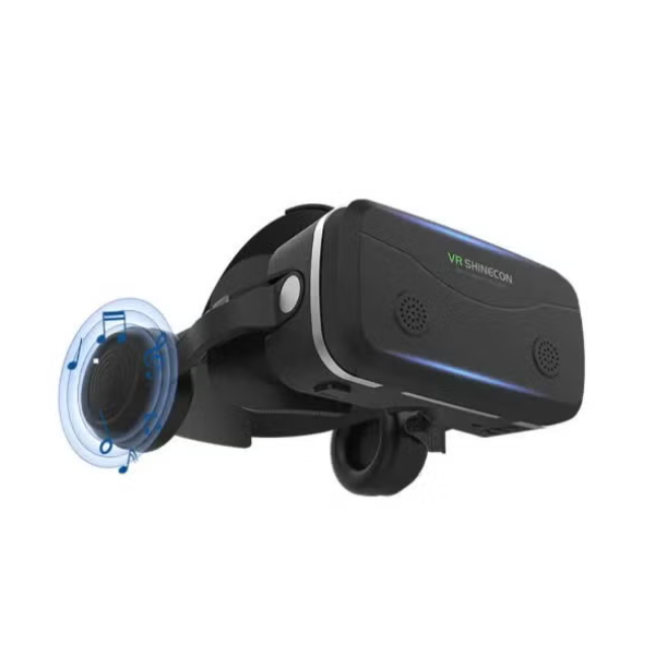 VR SHINECON VR Headset Compatible with iPhone and for Android 3D VR Glasses Virtual Reality Headset for VR Games and 3D Movies Universal Virtual Reality Goggles with Headband