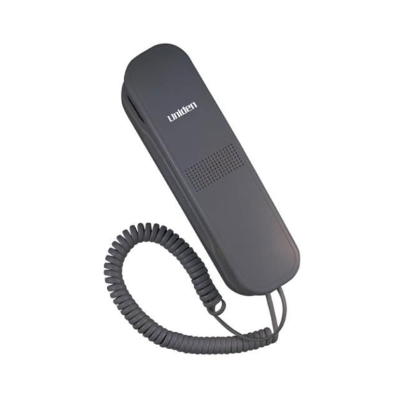 Uniden AS7101 Bathroom Wall-Mount Phone – Waterproof Corded Landline, Black AS7101