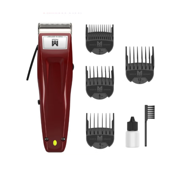 MOSER 1400 Cordless Professional Hair Clipper – Burgundy 3 hr Runtime  Men