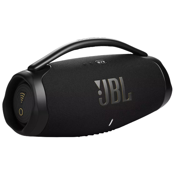 JBL Boombox 3 Powerful Wi-Fi And Bluetooth Deep Bass 3-Way Speaker 24H Battery 3D Dolby Atmos JBLBB3WIFIBLKUK  Black