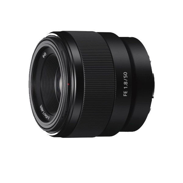 Sony FE 50mm F1.8 Compact Lightweight E Mount Lens with Beautiful Dedofusing Bokeh Compatible with Full Frame and APS C Camera SEL50F18F, Black,  SEL50F18F Lens Only Black