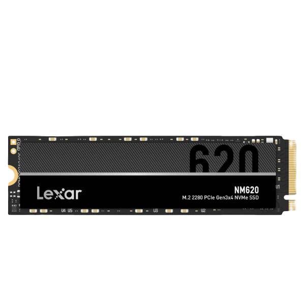 Lexar NM620 2 TB M.2 2280 Internal Solid State Drive, Up to 3500MB/s Read & 3000MB/s Write Speeds, 3D TLC NAND, 1.5 Million Hours MTBF, Shock & Vibration Resistance.LNM620X002T-RNNNG 2 TB Black