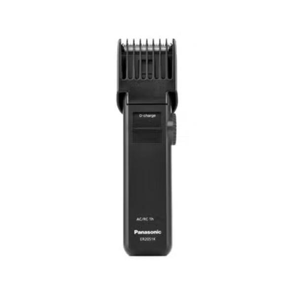 Panasonic Rechargeable Wet/Dry Beard & Hair Trimmer 12 Cutting Lengths 40 Min Runtime 1-Hour Full Charge Black  ER2051