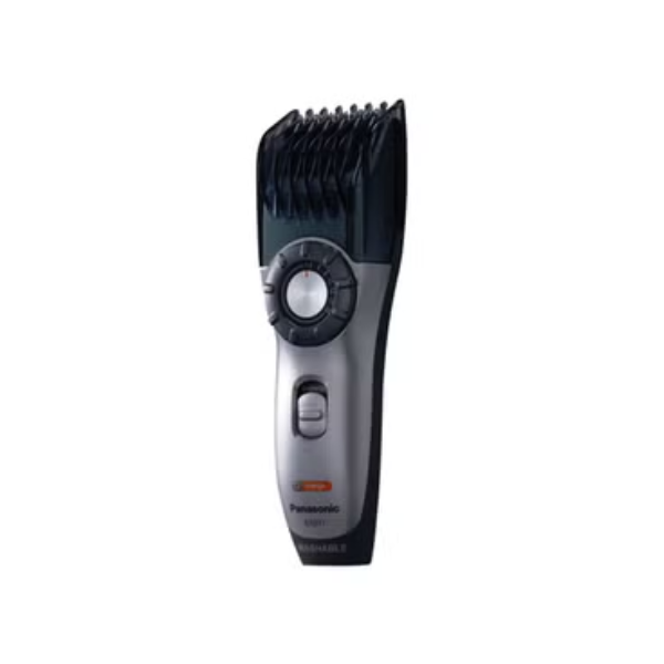 Panasonic  Rechargeable Beard & Hair Trimmer Wet & Dry Use Adjustable Lengths Silver/Black ER-217S
