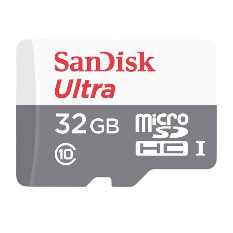 Sandisk Ultra MicroSD UHS-I/C10 Memory Card 32.0 GB SDSQUNR-032 White/Grey Sandisk Ultra MicroSD UHS-I/C10 Memory Card 32.0 GB SDSQUNR-032 White/Grey