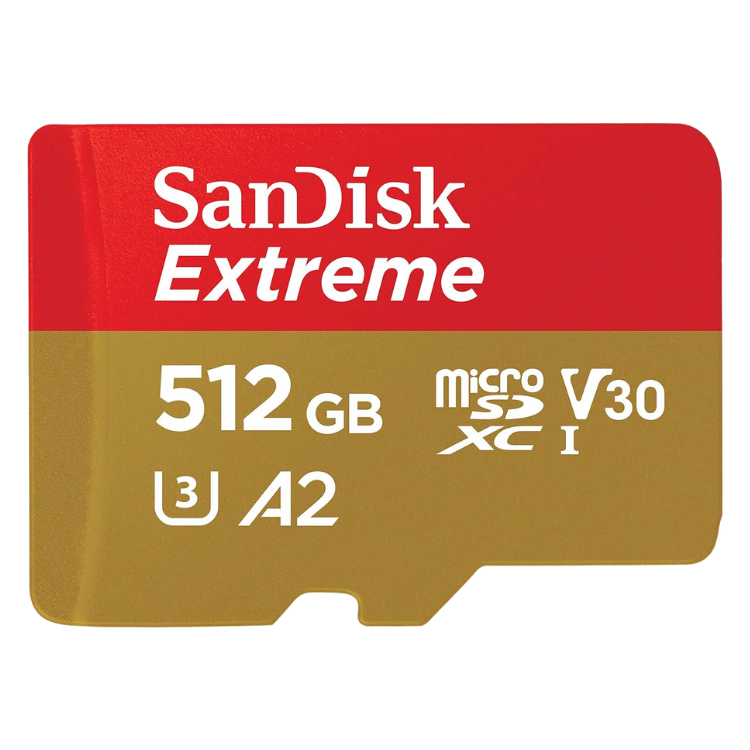 Sandisk Extreme Memory Card 512 GB SDSQXAV-512G-GN6MN White